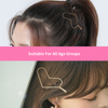 Haarspangen in Herzform für Damen und Mädchen