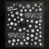 Großhandel Weihnachtsdesign-Schneeflocken-Nagelkunstaufkleber