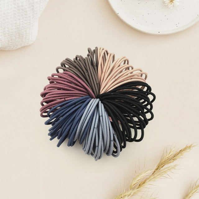 Elastische Gummi-Haarbänder für Mädchen, modischer Haarschmuck