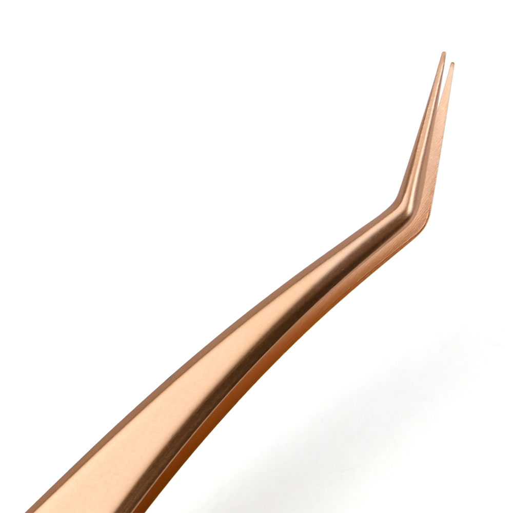 Metall-Wimpernverlängerungspinzette mit ultrafeiner Spitze