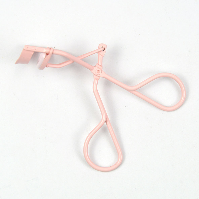 Pinkfarbener Griff, Lockenwickler, Maniküre-Werkzeug, Wimpernzange