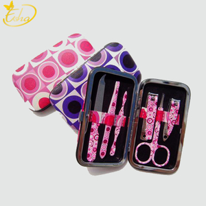 Nagelpflege-Tools Buntes rosa Maniküre-Set