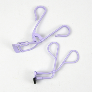 Mini-Wimpernzange in lila Farbe mit Griff für teilweise Wimpernzange