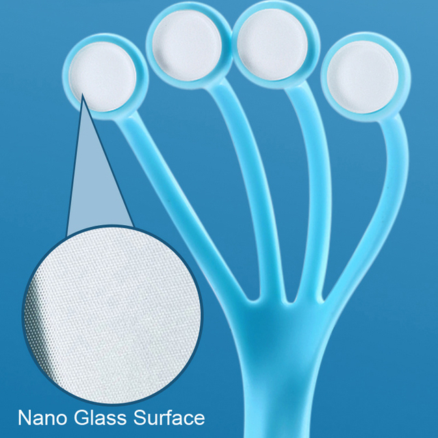 Nano-Glas-Badebürsten, Körperpeeling-Duschbürste